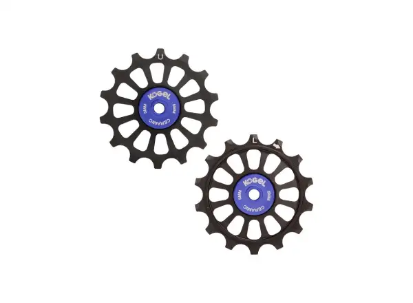 Kogel MTB derailleur pulleys 14/14t for Sram Eagle/Shimano 12spd. Black