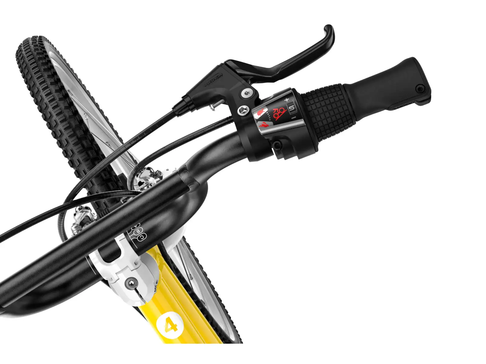 Woom GO 4 children's bike 20" Vibrant Yellow