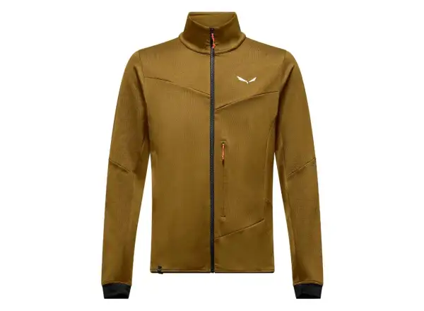 Salewa Sella Crevasse men's sweatshirt Golden Brown