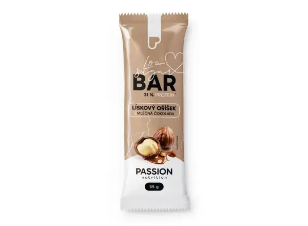 Passion Bar Hazelnut with Milk Chocolate 55 g