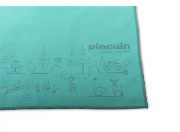 Pinguin towel M map petrol