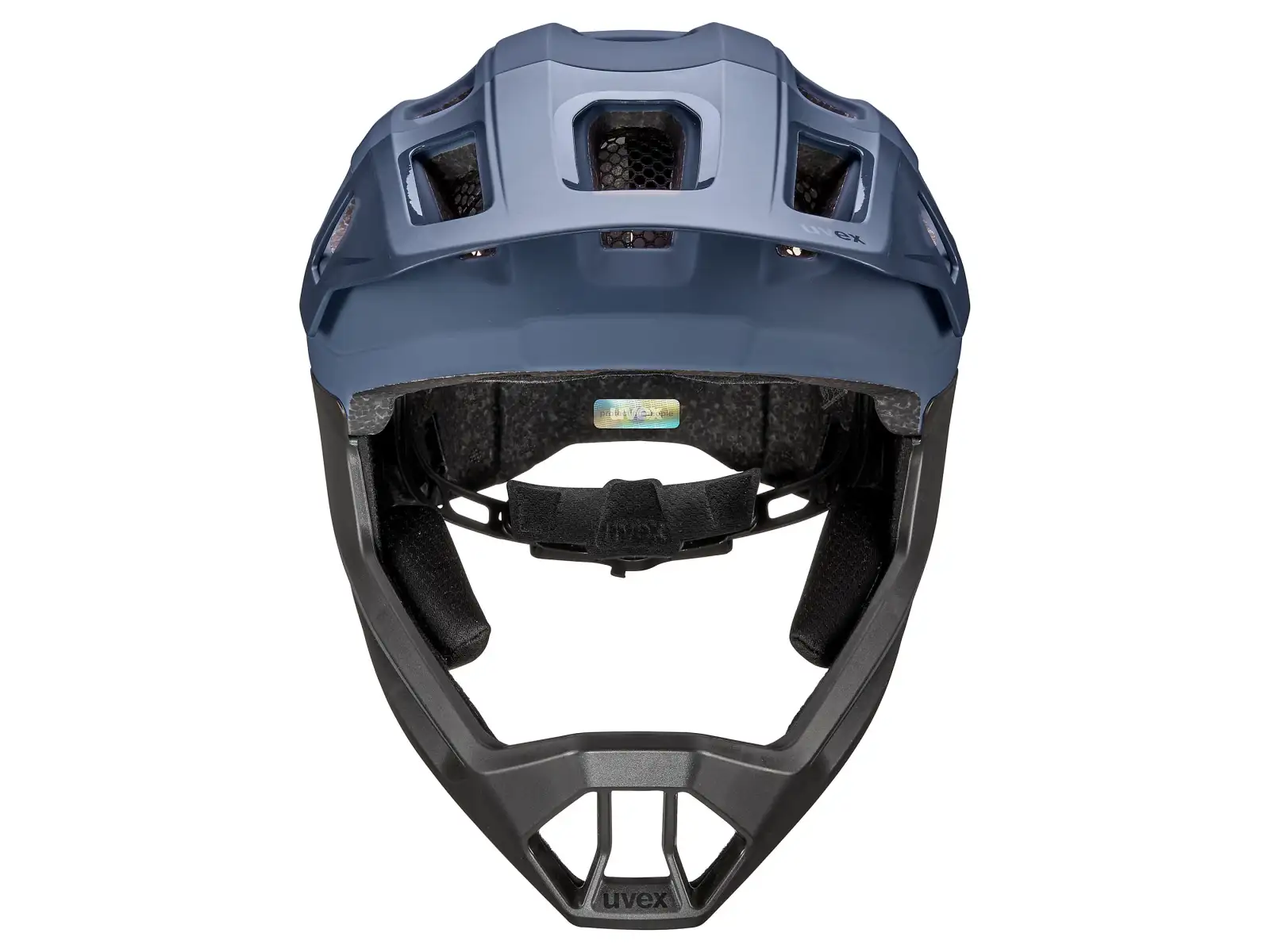 Uvex React JR Fullface MTB helmet Dusk blue matt