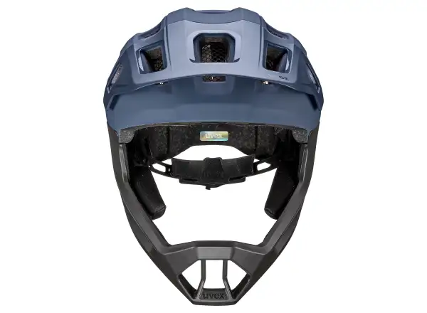 Uvex React JR Fullface MTB helmet Dusk blue matt