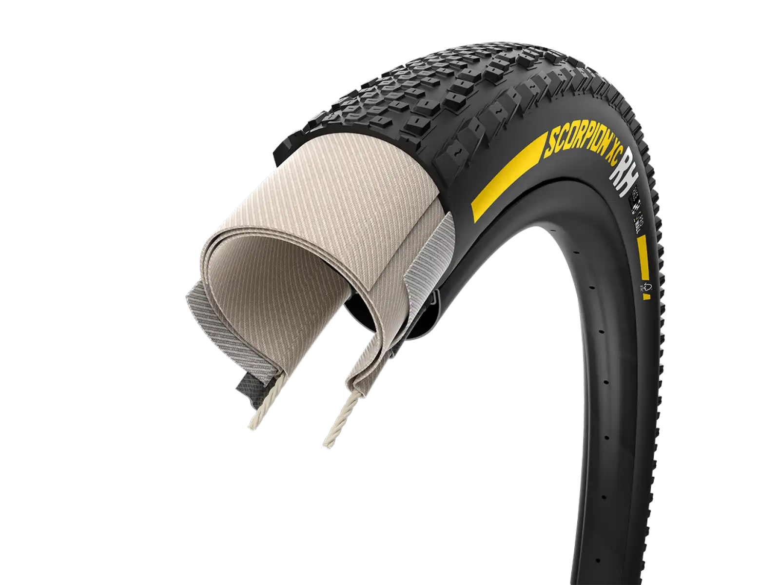 Pirelli Scorpion XC RH Team Edition 29x2,4" tire kevlar yellow