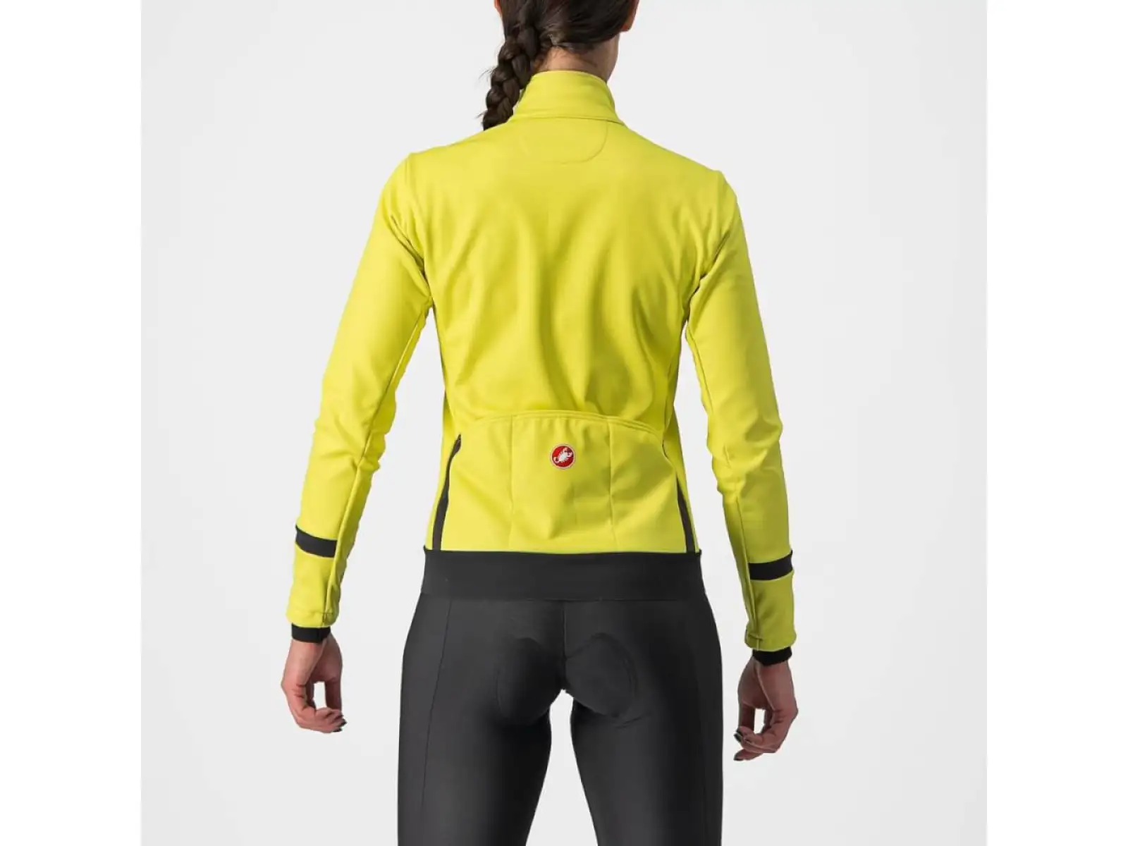 Castelli Dinamica 2 women's jacket brilliant yellow/dark grey