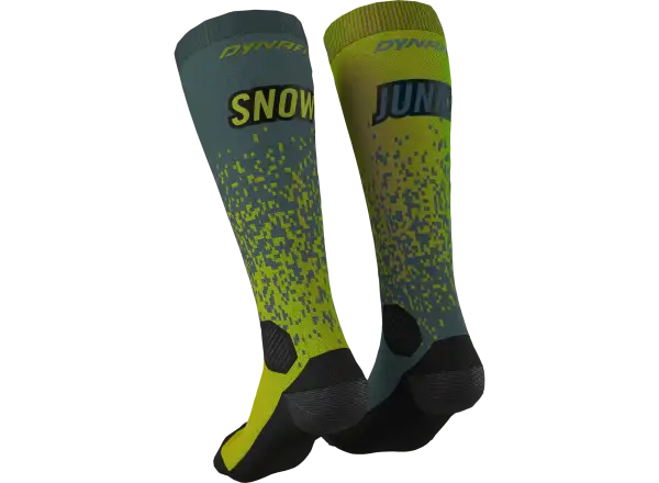 Dynafit Fee Touring Graphic ski socks Golden Lime/Gradient