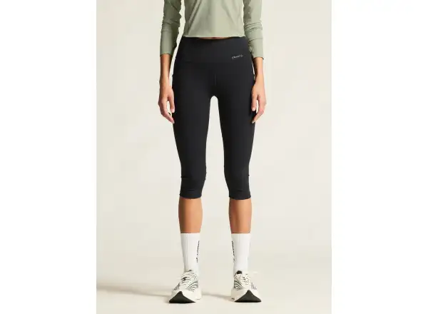 Craft Essence Capri women's 3/4 pants black