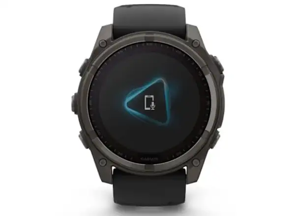 Garmin fenix 8 - 51 mm Solar Sapphire smart watch Carbon DLC Titanium Black/Pebble Gray