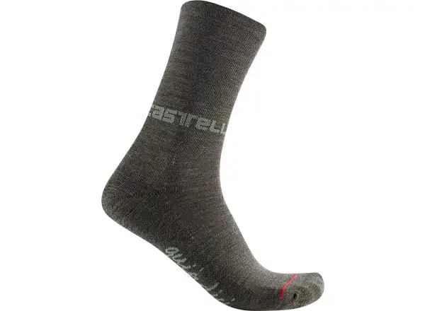 Castelli Quindici Soft Merino 15 women's socks military green