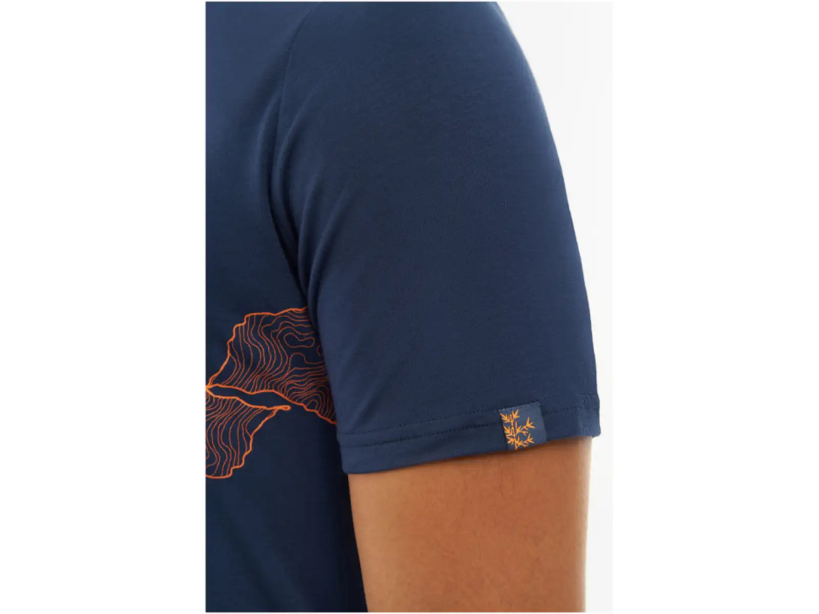 Viking Lenta Bamboo men's short sleeve T-shirt Blue