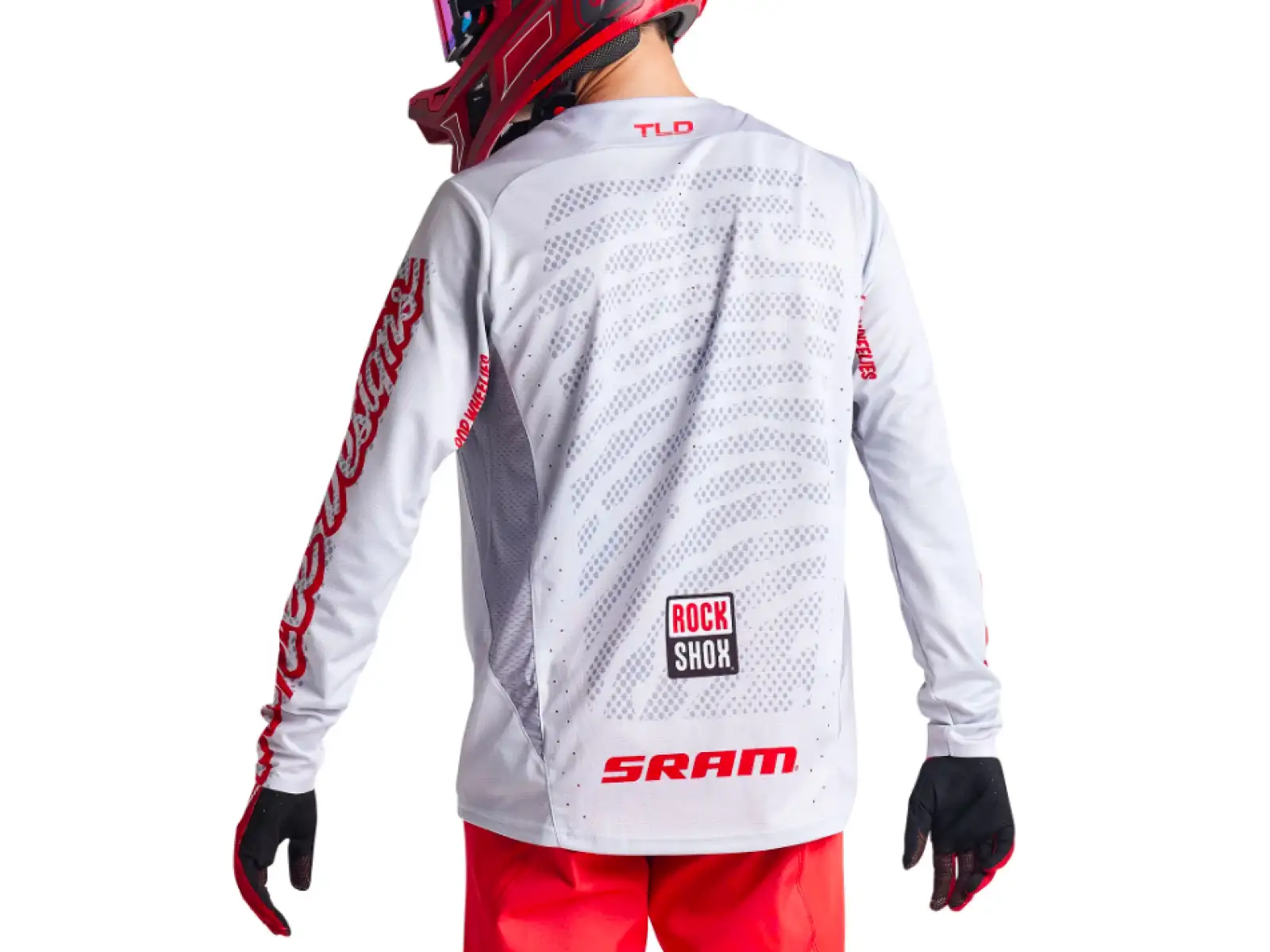 Troy Lee Designs Sprint Sram Shifted Jersey men's jersey long sleeve Cement