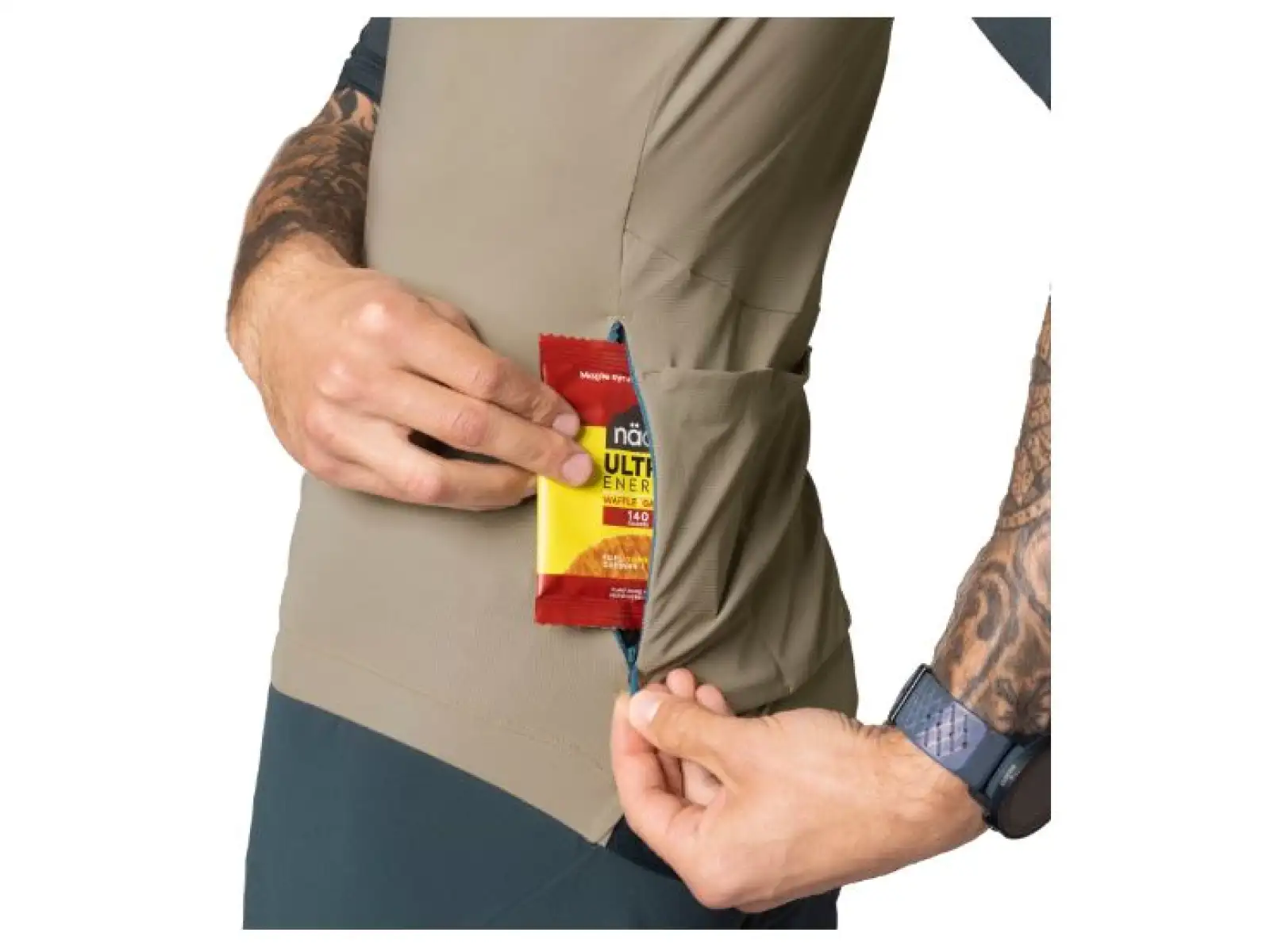 Dynafit Ride Light men's jersey short sleeve Rock Khaki
