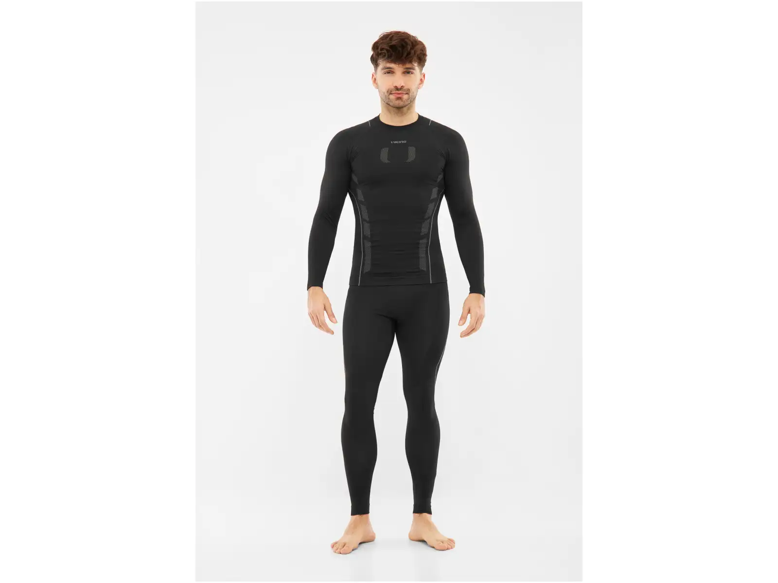 Viking Eiger 2.0 men's underwear set Black/Grey