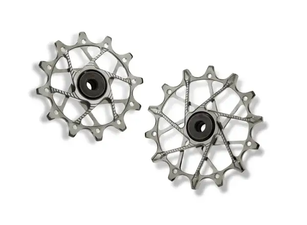 Garbaruk derailleur pulleys for Sram 11/12 spd. 12+14T Silver