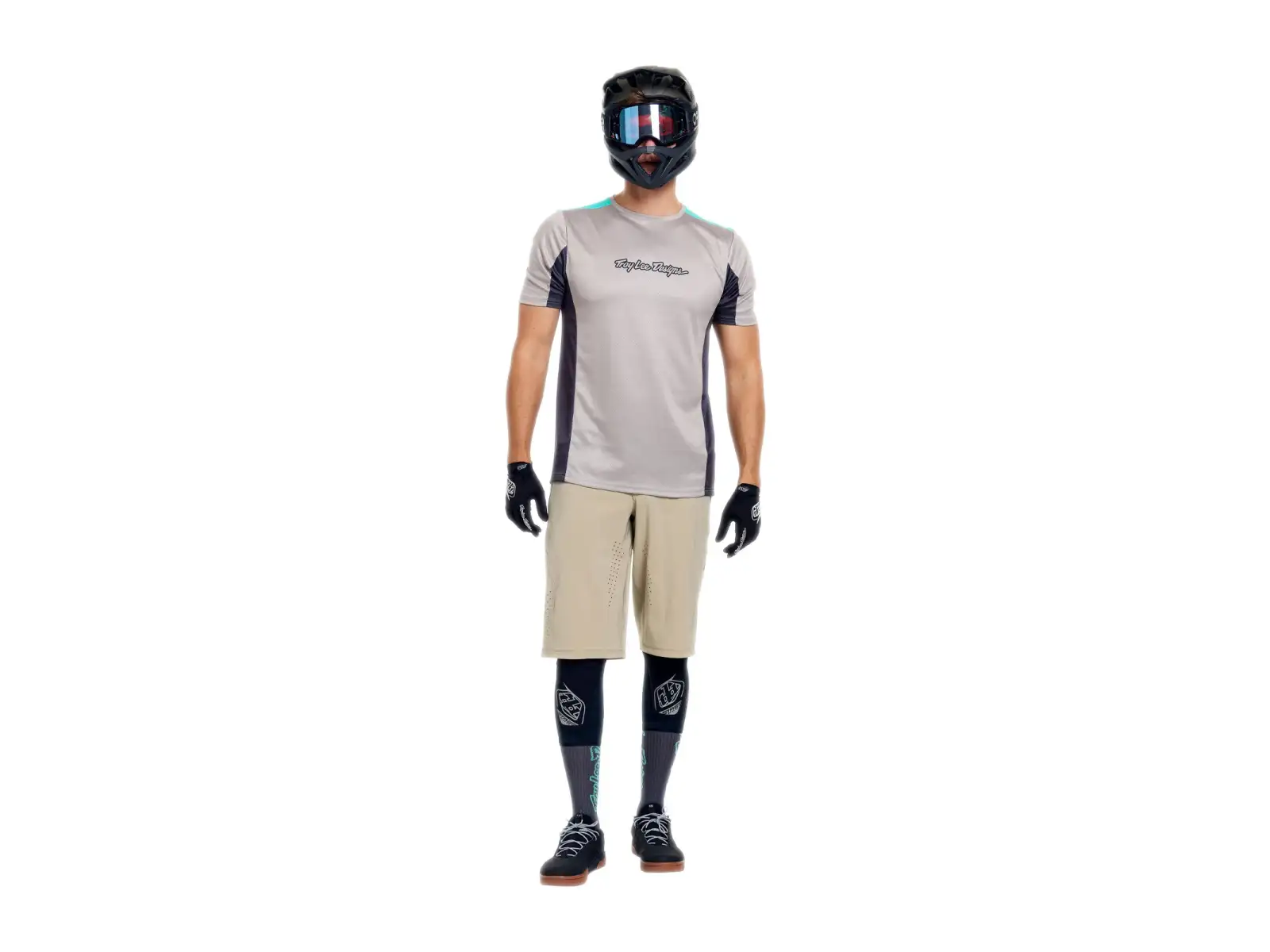 Troy Lee Designs Stage Signature men's short sleeve jersey Stone