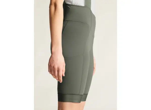 Craft Endur Cargo Bib C3 women's shorts with pad and bib green
