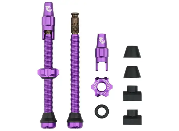 Wolf Tooth tubeless valves Click Valve kit 60mm purple