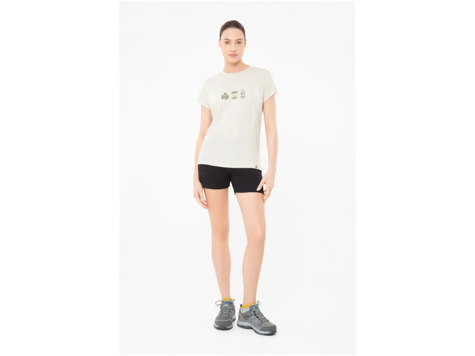 Viking Likelo women's T-shirt short sleeve Beige