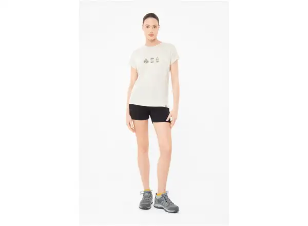 Viking Likelo women's T-shirt short sleeve Beige