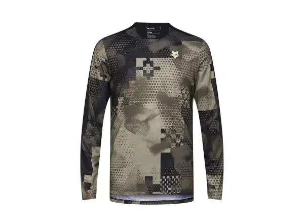 Fox Flexair Ascent Pulse men's jersey long sleeve Sand