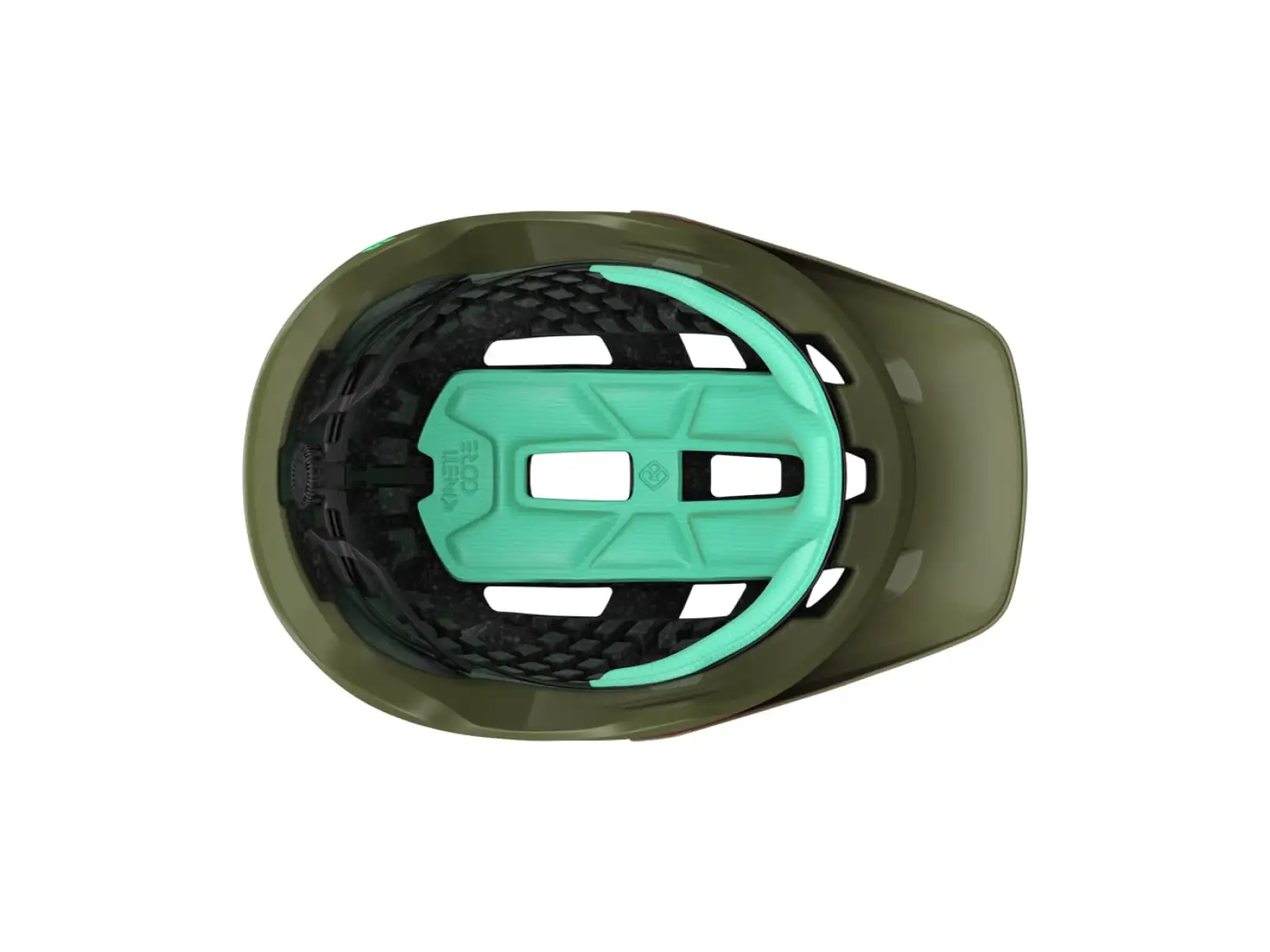Lazer Coyote KinetiCore helmet Orange / Green