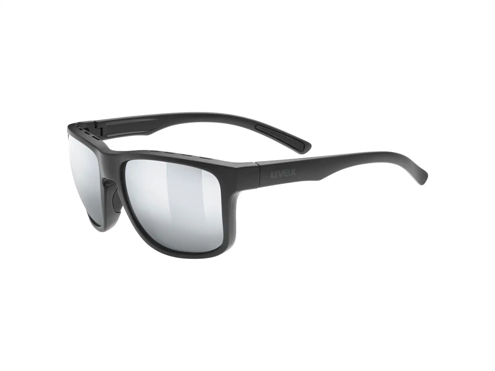 Uvex Sportstyle 312 glasses Black Mat/Mirror Silver