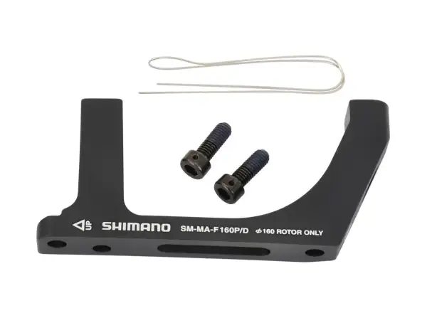 Shimano SM-MA-F160PDA Front Flat Mount to Post Mount Adapter 160 mm