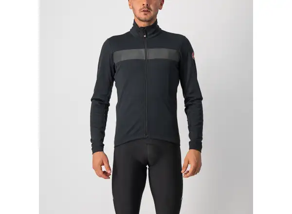Castelli Raddoppia 3 men's jacket Light Black/Black Reflex
