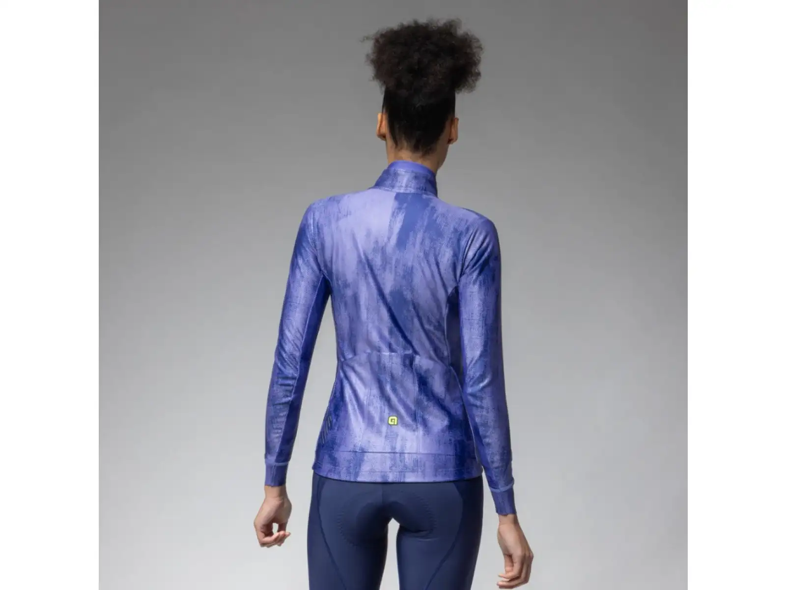 Alé PR-E Knitted women's winter cycling jacket Cornflower