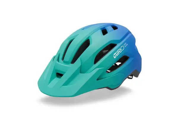Giro Fixture II MIPS Youth child helmet Mat Aqua Green/Blue Jewel Fade