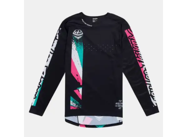 Troy Lee Designs Sprint Full Pull men's jersey long sleeve Black