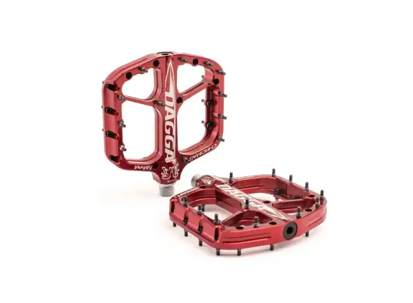 Chromag Dagga platform pedals red