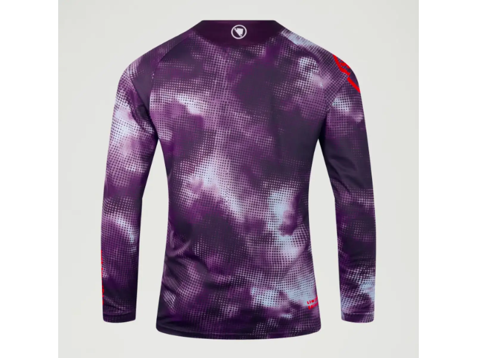 Endura Pixel Cloud men's long-sleeve jersey Purple