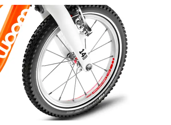 Woom 1 Plus children's balance bike 14" Flame Orange