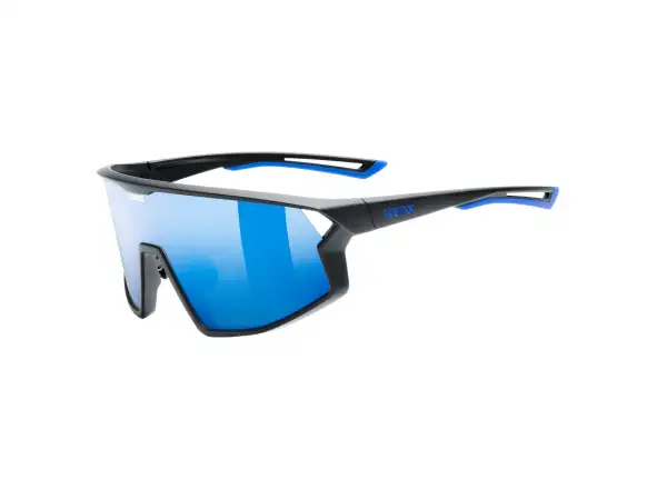 Uvex Skyryse sunglasses Black Matt/Mirror Blue