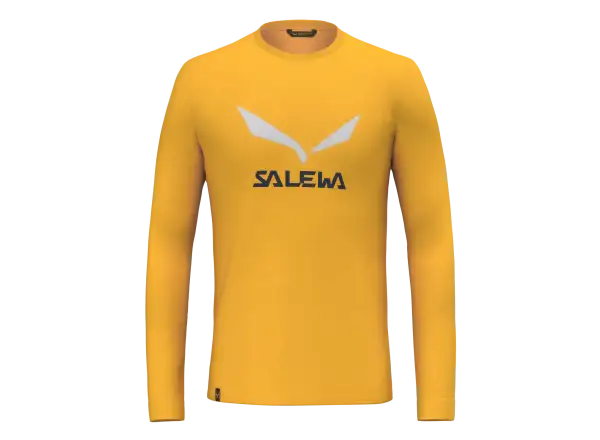 Salewa Solidlogo Dry Long Sleeve T-Shirt Men Gold