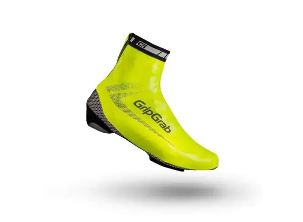 Grip Grab RaceAqua Hi-Vis waterproof overshoes yellow