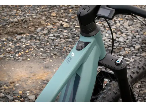 Superior eXF 9049 R mountain e-bike matte trooper green/chrome silver