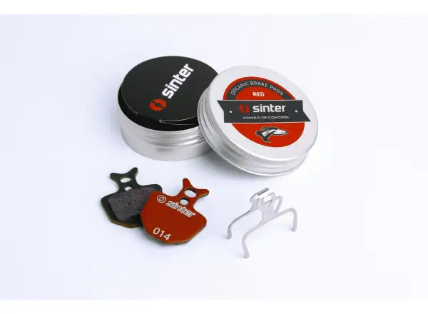 Sinter Formula Oro, Giant DA brake pads polymer red