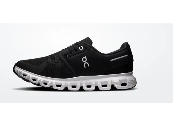 On Cloud 6 women's running shoes Black/White
