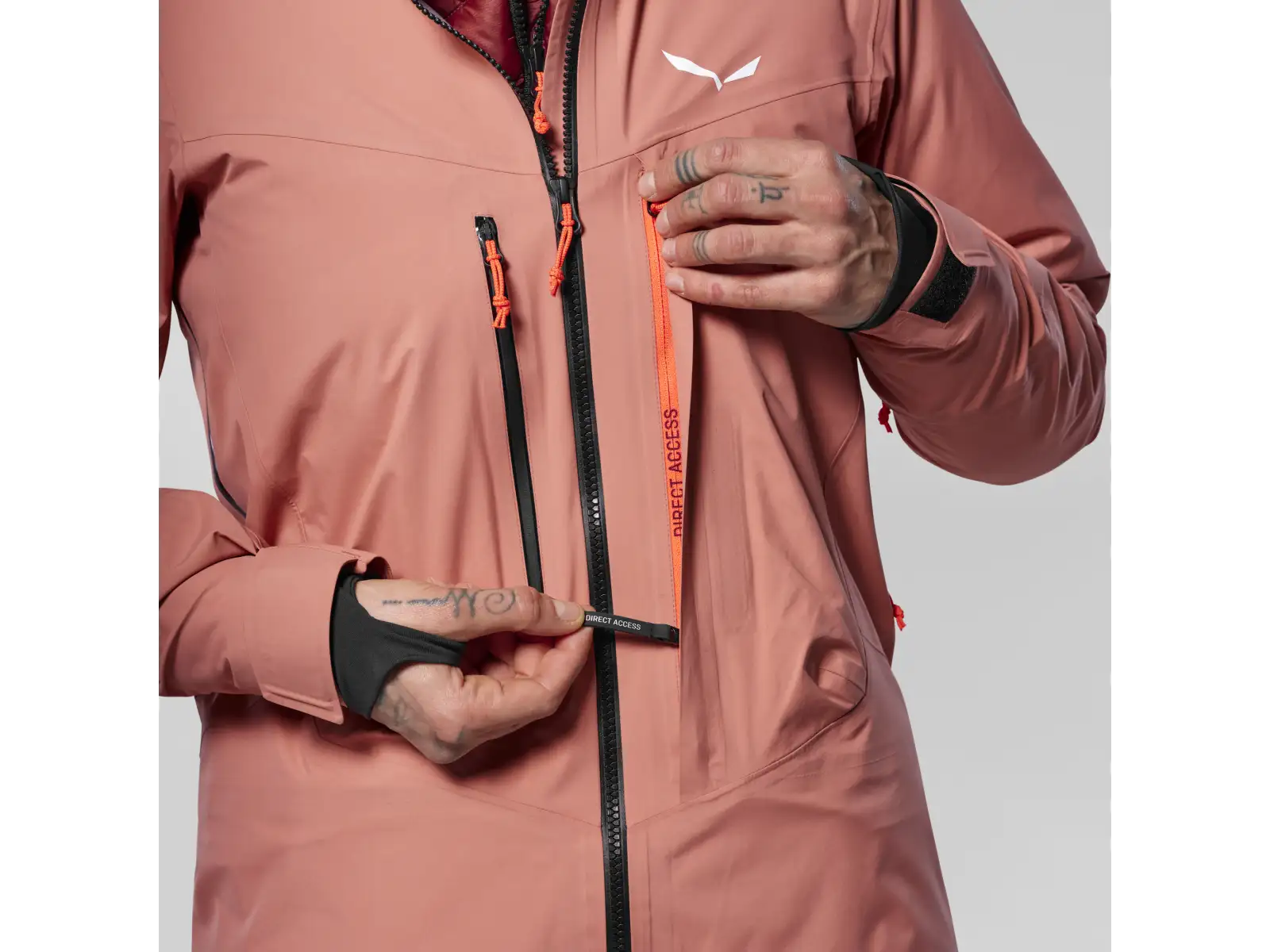 Salewa Sella 3L Powertex women's jacket Desert Pink