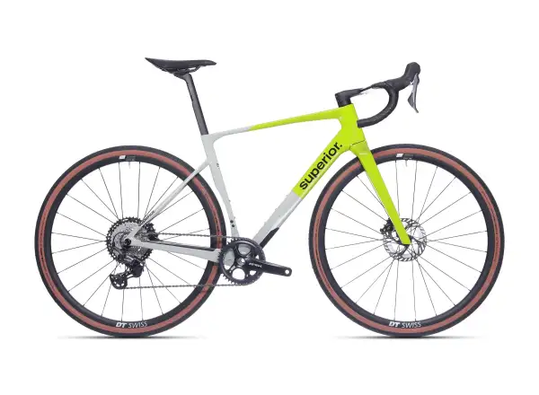 Superior XR 9.7 GR Gloss gravel bike Grey/Racing Yellow