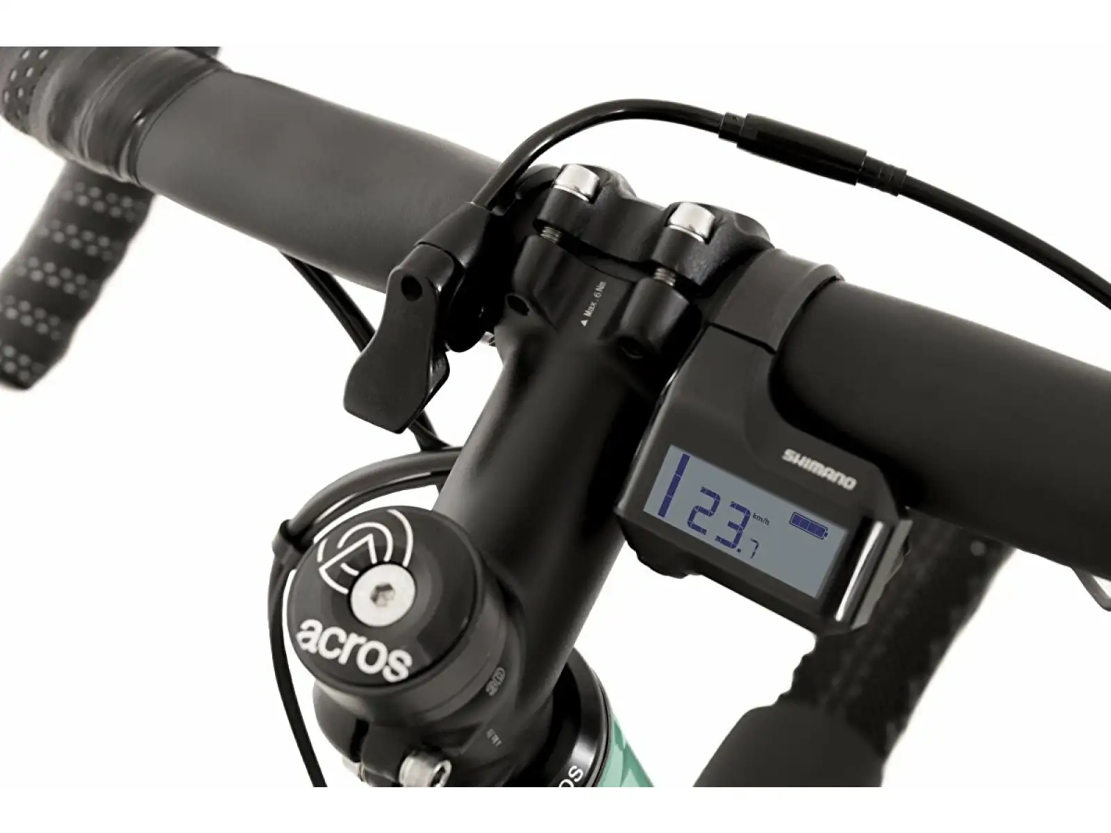 Rock Machine Gravelride e700 Di2 gravel e-bike menthol/silver