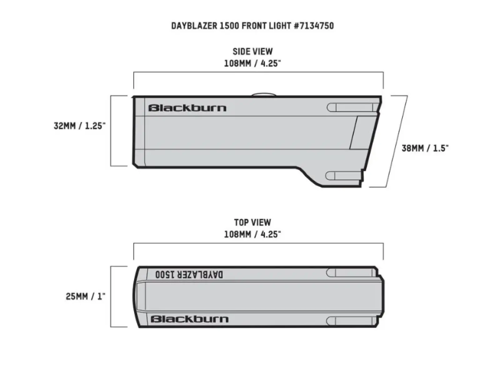 Blackburn Dayblazer 1500 USB-C front light