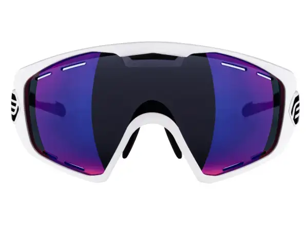 Force Ombro Plus cycling glasses white/blue lenses