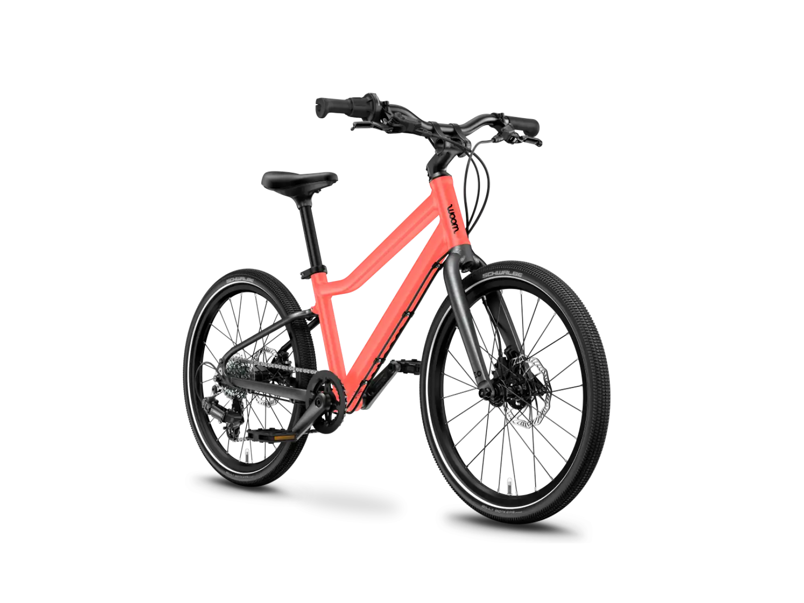 Woom 4 Explore children's bike 20" Neon Coral