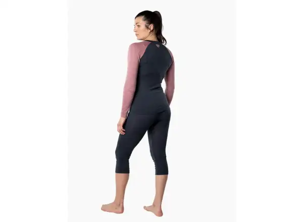 Dynafit Tour Light Merino women's shirt long sleeve Mokarosa