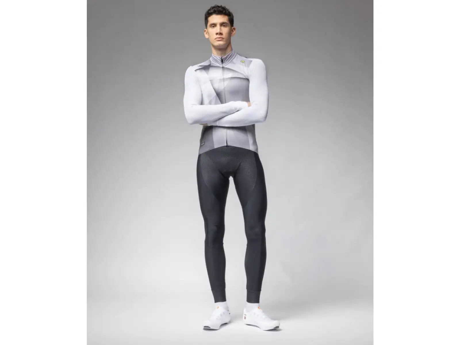 Alé R-EV1 Quick men's long sleeve jersey White