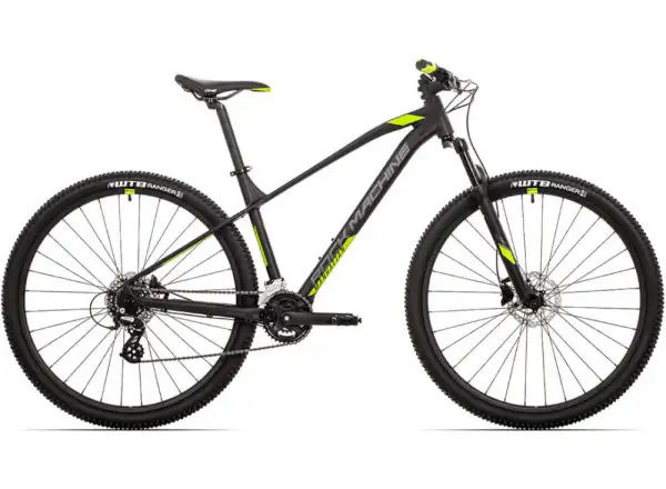 Rock Machine Manhattan 40-29 mountain bike mat black/dark grey/radioactive yellow blue
