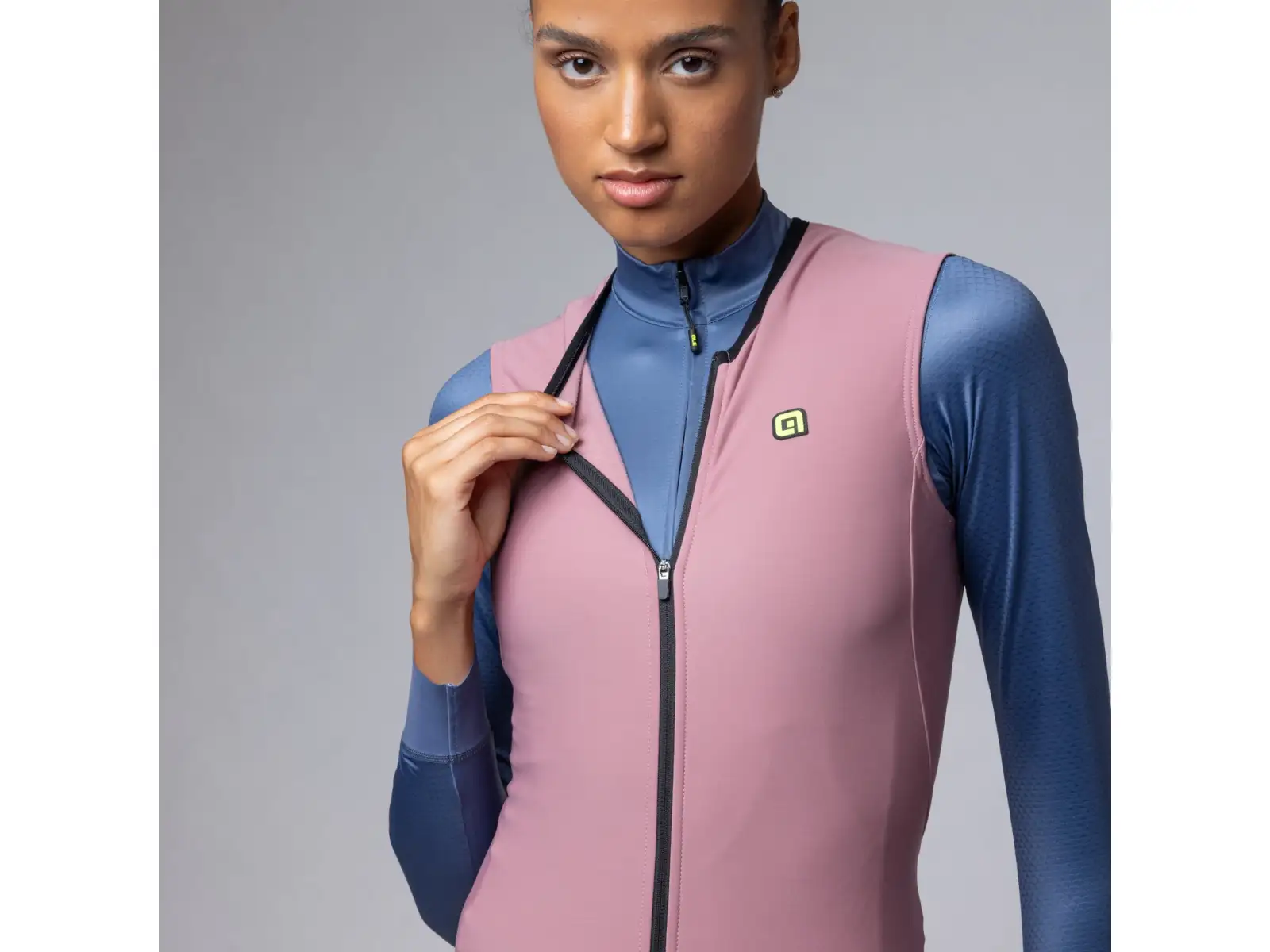 Alé PR-E Thermo 2.0 women's cycling vest Antique Pink